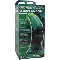 Фэнтезийный фаллоимитатор Doc Johnson Vac-U-Lock x Fantasy Fuckers Green Serpent — Просмотреть изображение 5