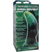 Фентезійний фалоімітатор Doc Johnson Vac-U-Lock x Fantasy Fuckers Green Serpent — Переглянути зображення 8