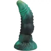 Фентезійний фалоімітатор Doc Johnson Vac-U-Lock x Fantasy Fuckers Green Serpent — Переглянути зображення 1