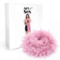 Боа из перьев Art of Sex, длина 2 метра, цвет розовый
