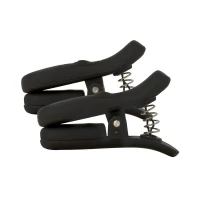 Затискачі для сосків з вібрацією Bedroom Fantasies Vibrating Nipple Clamps - Black — Просмотреть изображение 3