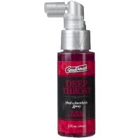 Спрей для мінету Doc Johnson GoodHead DeepThroat Spray - Cherry 59 мл (м'яте паковання!!!) — Переглянути зображення 1