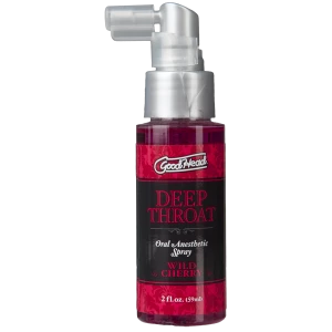 Спрей для мінету Doc Johnson GoodHead DeepThroat Spray - Cherry 59 мл (м'яте паковання!!!)