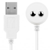 Зарядка (запасний кабель) для іграшок Satisfyer USB charging cable White (м'яте паковання!!!)