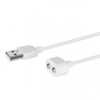 Зарядка (запасний кабель) для іграшок Satisfyer USB charging cable White (м'яте паковання!!!) — Переглянути зображення 3