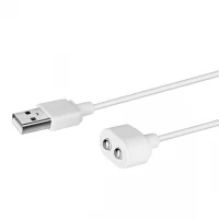 Зарядка (запасний кабель) для іграшок Satisfyer USB charging cable White (м'яте паковання!!!) — Переглянути зображення 3