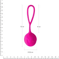 Вагінальні кульки Adrien Lastic Geisha Lastic Balls Mía Magenta (L), діаметр 4 см, маса 42 г — Переглянути зображення 2