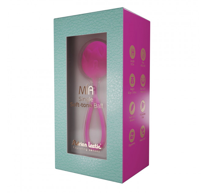 Вагінальні кульки Adrien Lastic Geisha Lastic Balls Mía Magenta (L), діаметр 4 см, маса 42 г