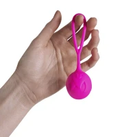 Вагінальні кульки Adrien Lastic Geisha Lastic Balls Mía Magenta (L), діаметр 4 см, маса 42 г — Переглянути зображення 3