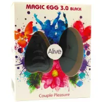 Віброяйце Alive Magic Egg 3.0 Black із пультом ДУ — Переглянути зображення 2