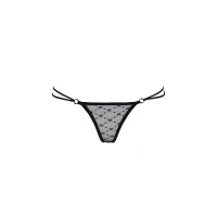 Трусики на зав'язочках з боків Passion Exclusive ZITA THONG S/M, black — Просмотреть изображение 5