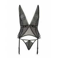 Напівпрозорий корсет Passion Exclusive MIRAJANE CORSET S/M, black — Просмотреть изображение 5