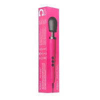 Вібромасажер DOXY Original Pink, дуже потужний, живлення 220В, пульсівні вібрації — Переглянути зображення 7