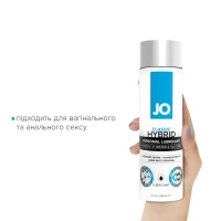 Густа змазка водно-силіконова JO Classic Hybrid (240 мл) без парабенів, гліцерину та олій — Просмотреть изображение 4