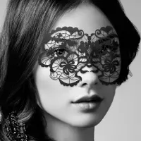 Маска на обличчя Bijoux Indiscrets - Anna Mask, вінілова, клейове кріплення, без зав'язок — Переглянути зображення 2
