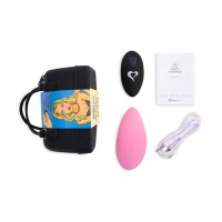 Вібратор в трусики FeelzToys Panty Vibrator Pink з пультом ДК, 6 режимів роботи, сумочка-чохол — Просмотреть изображение 6