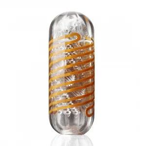 Мастурбатор Tenga Spinner 05 Beads з пружною стимулювальною спіраллю всередині