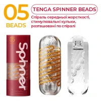 Мастурбатор Tenga Spinner 05 Beads з пружною стимулювальною спіраллю всередині — Просмотреть изображение 4