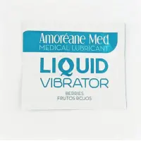 Пробник лубриканта з ефектом вібрації Amoreane Med Liquid Vibrator Berries (2 мл) — Переглянути зображення 1