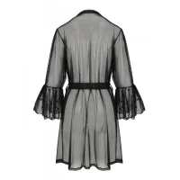 Повітряний пеньюар Passion LOVELIA PEIGNOIR L/XL, black — Переглянути зображення 6