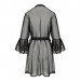 Повітряний пеньюар Passion LOVELIA PEIGNOIR L/XL, black
