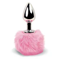 Анальна пробка FeelzToys - Bunny Tails Butt Plug Pink — Переглянути зображення 1