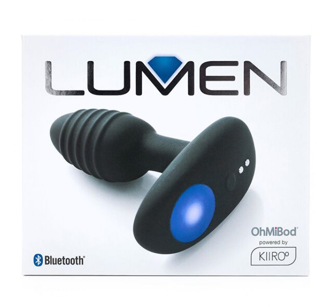 Інтерактивна анальна пробка OhMiBod Lumen powered by KIIROO
