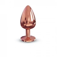 Металева анальна пробка із прикрасою у вигляді кристалу Dorcel - Diamond Plug L — Переглянути зображення 2