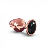 Металева анальна пробка із прикрасою у вигляді кристалу Dorcel - Diamond Plug L — Переглянути зображення 1