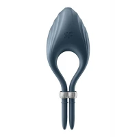 Ерекційне віброкільце-ласо Satisfyer Duelist Dark Blue, 10 режимів, потужний мотор — Переглянути зображення 2