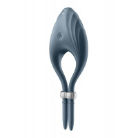 Эрекционное вибокольцо лассо Satisfyer Duelist Dark Blue, 10 режимов, мощный мотор Эрекционное вибокольцо лассо Satisfyer Duelist Dark Blue, 10 режимов, мощный мотор