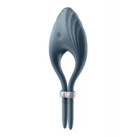 Ерекційне віброкільце-ласо Satisfyer Duelist Dark Blue, 10 режимів, потужний мотор — Переглянути зображення 6