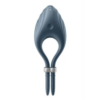 Ерекційне віброкільце-ласо Satisfyer Duelist Dark Blue, 10 режимів, потужний мотор — Переглянути зображення 4