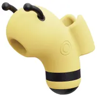 Вакуумний стимулятор із мікрострумами KISSTOY Beebe Yellow, на палець — Переглянути зображення 1
