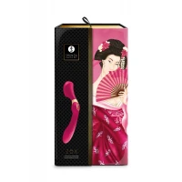 Вібромасажер Shunga Zoa Raspberry, двосторонній — Переглянути зображення 9