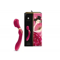 Вібромасажер Shunga Zoa Raspberry, двосторонній — Переглянути зображення 10
