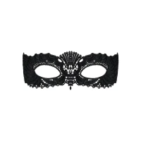 Мереживна маска Obsessive A700 mask, єдиний розмір, чорна — Переглянути зображення 2