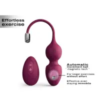 Вагінальні кульки Dorcel LOVE BALLS PLUM, вібрації та рухи внутрішньої кульки, пульт ДК — Просмотреть изображение 2