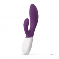 Вібратор-кролик LELO Ina Wave 2 Plum, манливий рух стовбура + вібрації — Просмотреть изображение 1