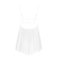 Пеньюар і трусики Obsessive Heavenlly babydoll &amp; thong XL/2XL — Переглянути зображення 4