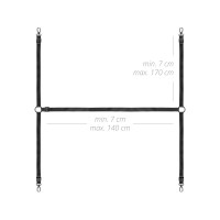 Фиксатор на кровать с наручниками и поножами Bedroom Fantasies: Under the bed Restraint Bondage Set — Просмотреть изображение 7