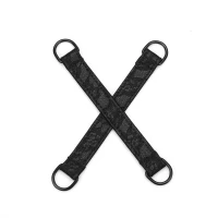 Набір Liebe Seele Black Lace and Neoprene 11pcs Bondage Kit, анальна пробка з кристалом, віброкуля — Переглянути зображення 8