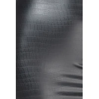 Трусики-стрінги Noir Handmade P012 Wild, S, під латекс, крокодиловий принт, застібки з боків — Переглянути зображення 4