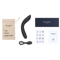 Вакуумный стимулятор для точки G и клитора с вибрацией Womanizer OG Dark Grey, 12 уровней, 3 режима — Просмотреть изображение 7