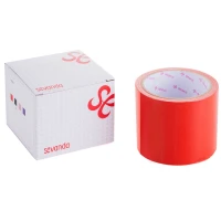 Скотч для бондажу LOCKINK SEVANDA Electrostatic Tape, червона, 16 м — Переглянути зображення 1