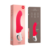 Вибратор для точки G Fun Factory TIGER india red, ребристый, подходит для анальной стимуляции — Просмотреть изображение 7