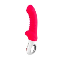 Вібратор для точки G Fun Factory TIGER india red, ребристий, підходить для анальної стимуляції — Переглянути зображення 3