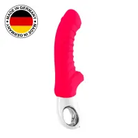 Вібратор для точки G Fun Factory TIGER india red, ребристий, підходить для анальної стимуляції — Переглянути зображення 1