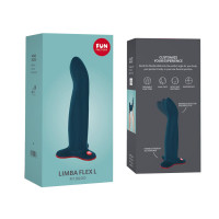 Фаллоимитатор Fun Factory LIMBA FLEX L, цвет морской волны, гибкий, с эффектом памяти, подходит для точки G — Просмотреть изображение 7