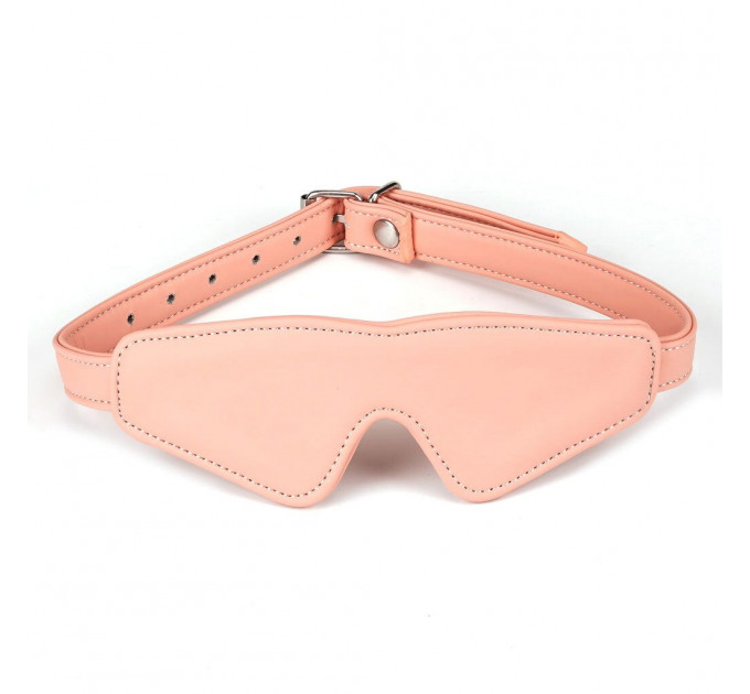 Маска на очі Liebe Seele Dark Candy Pink Blindfold, щільне прилягання, регульована